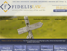 Tablet Screenshot of fidelislawfirm.com